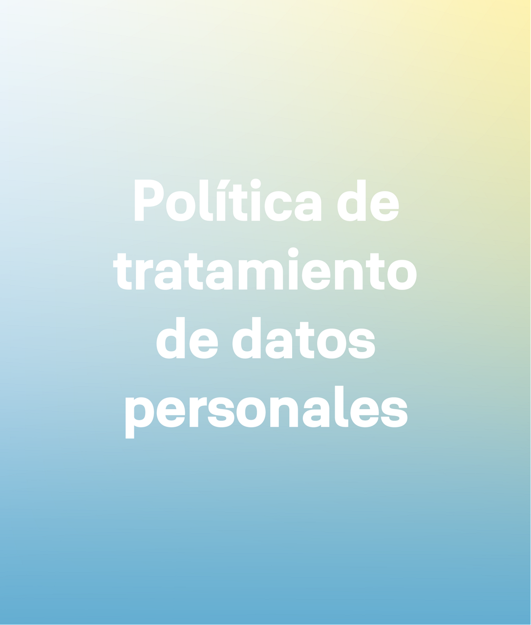 Política de tratamiento de datos personales